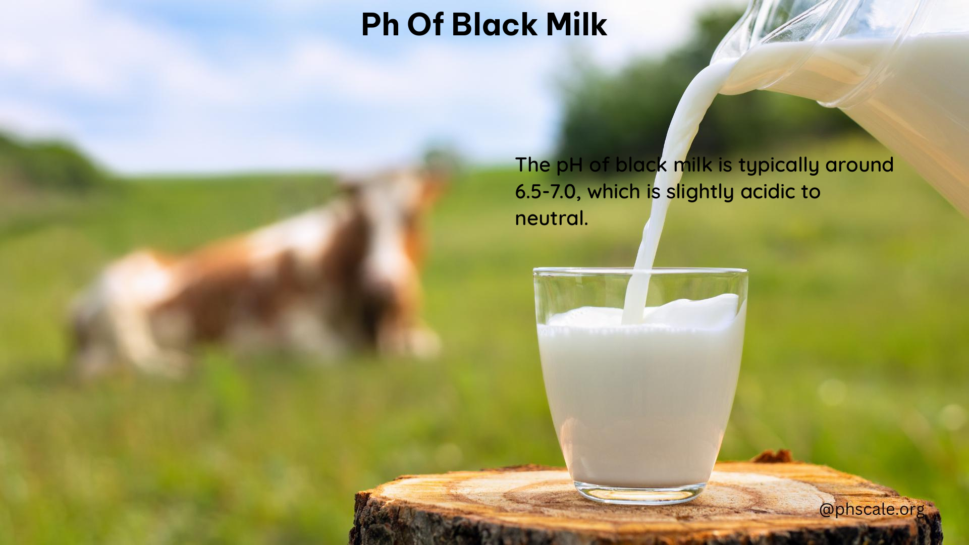 PH of Black Milk