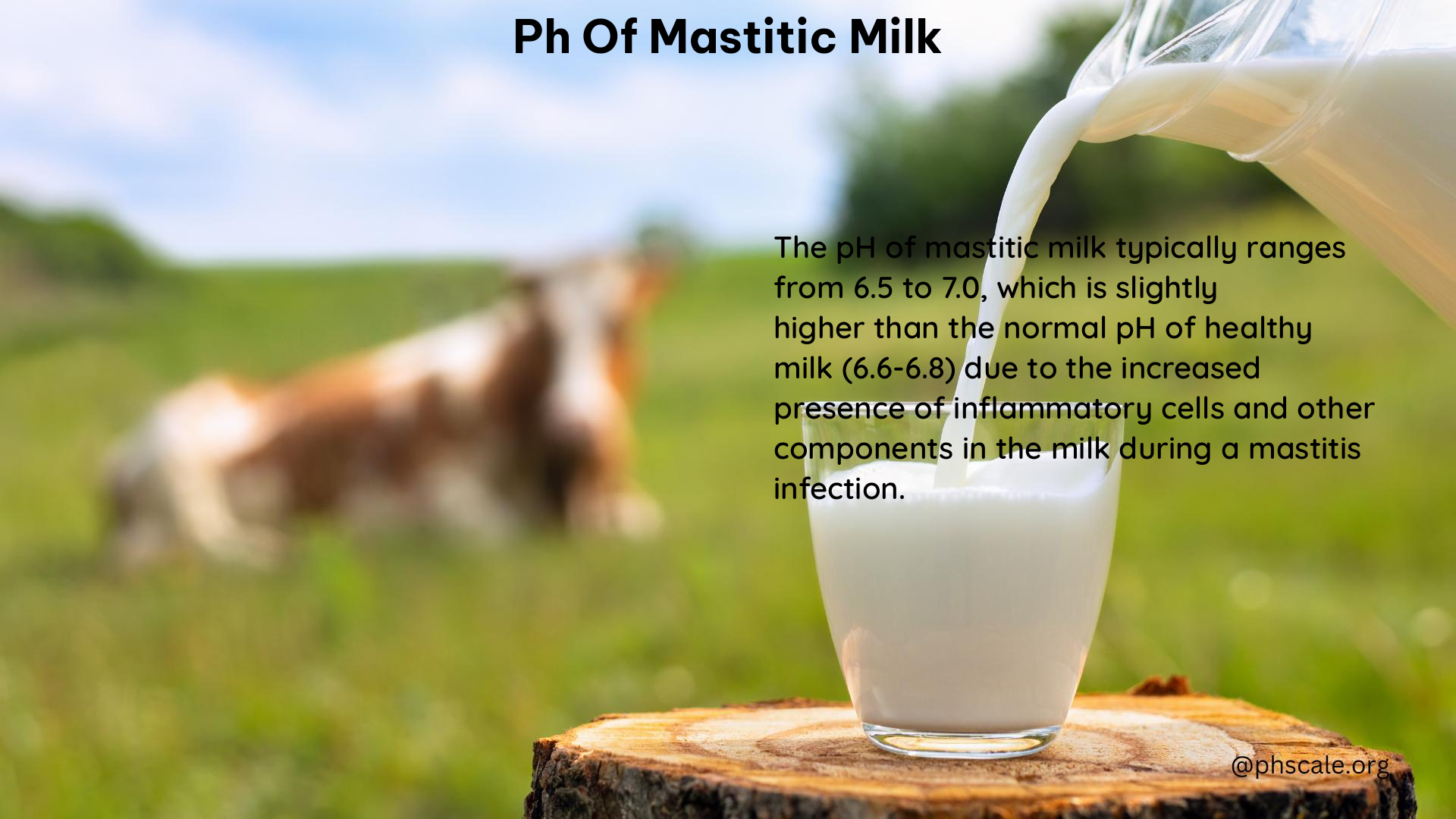 PH of Mastitic Milk