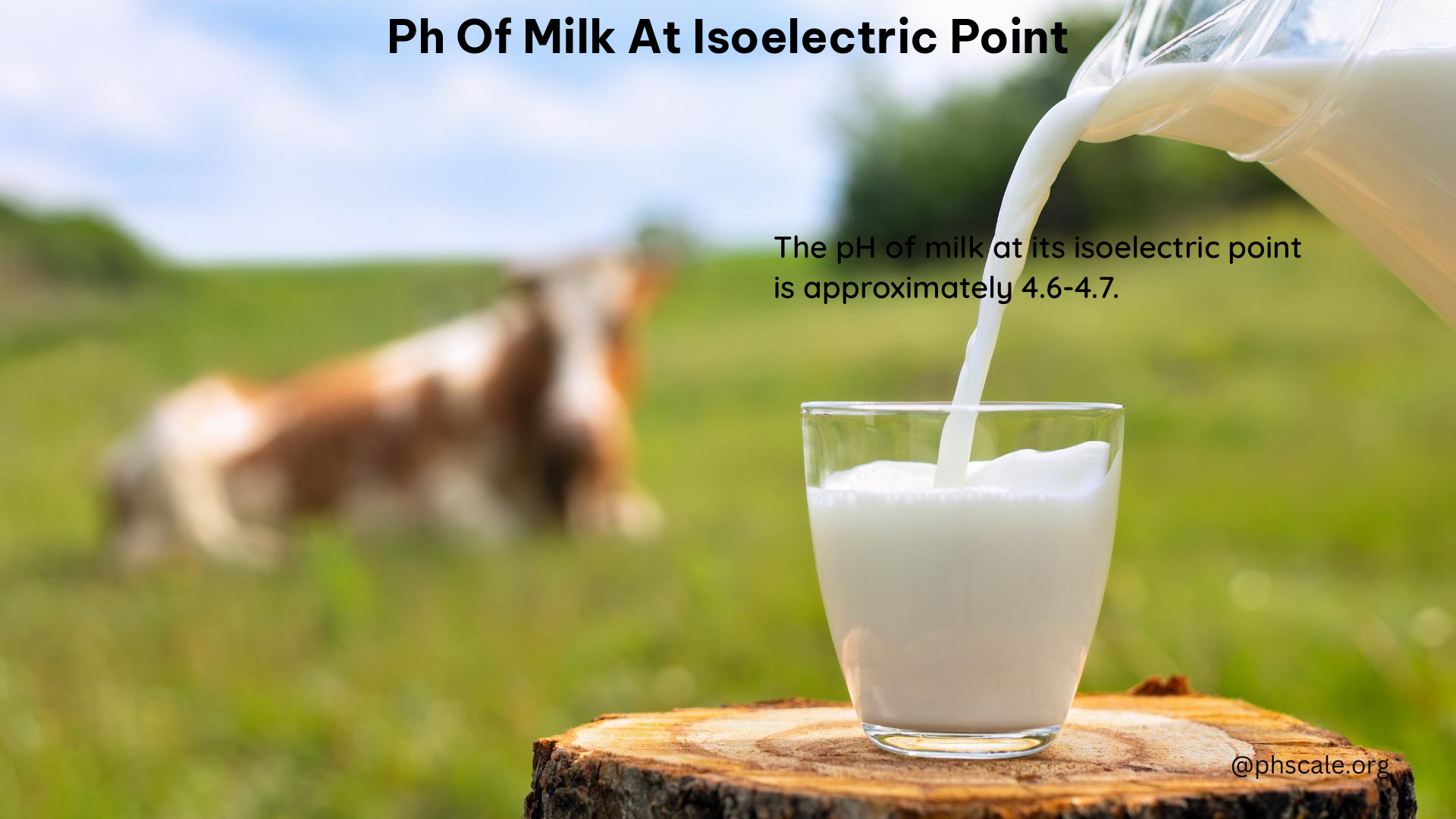 PH of Milk at Isoelectric Point