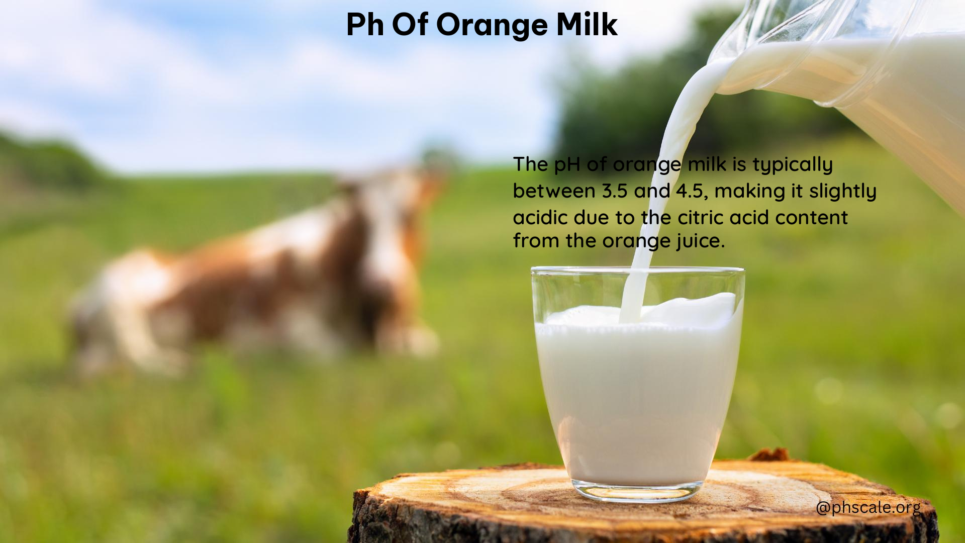 PH of Orange Milk