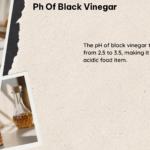 Ph of Black Vinegar