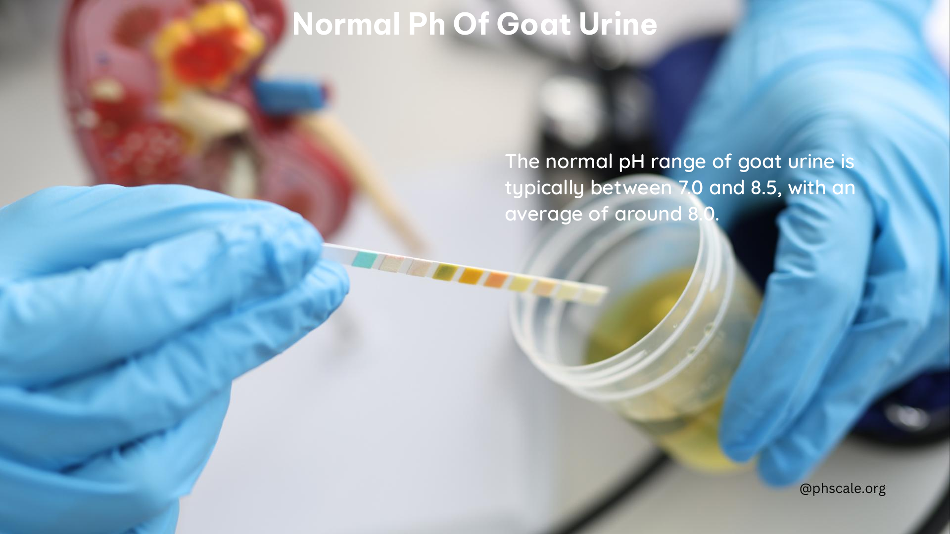 normal ph of goat urine