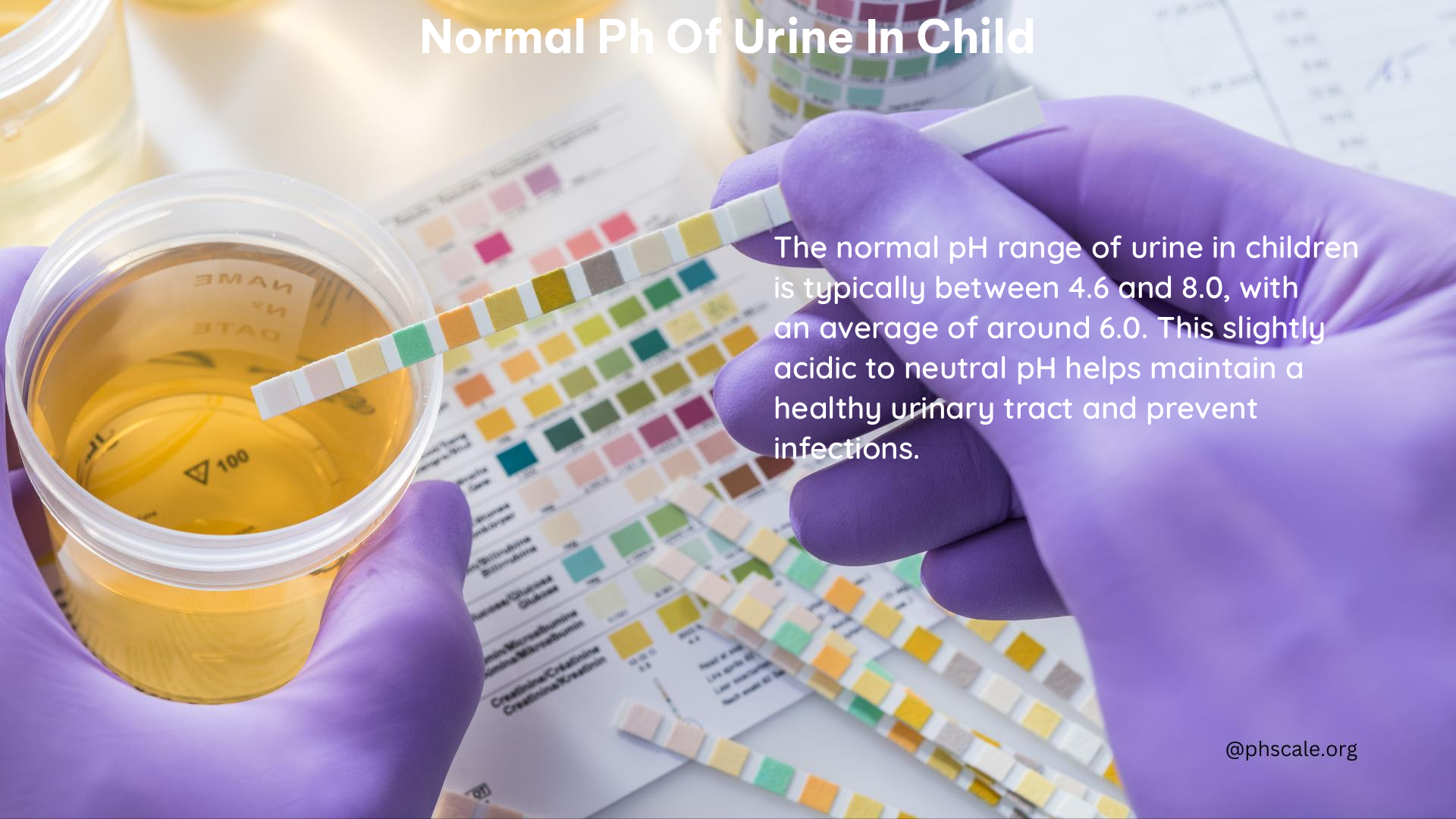 normal ph of urine in child