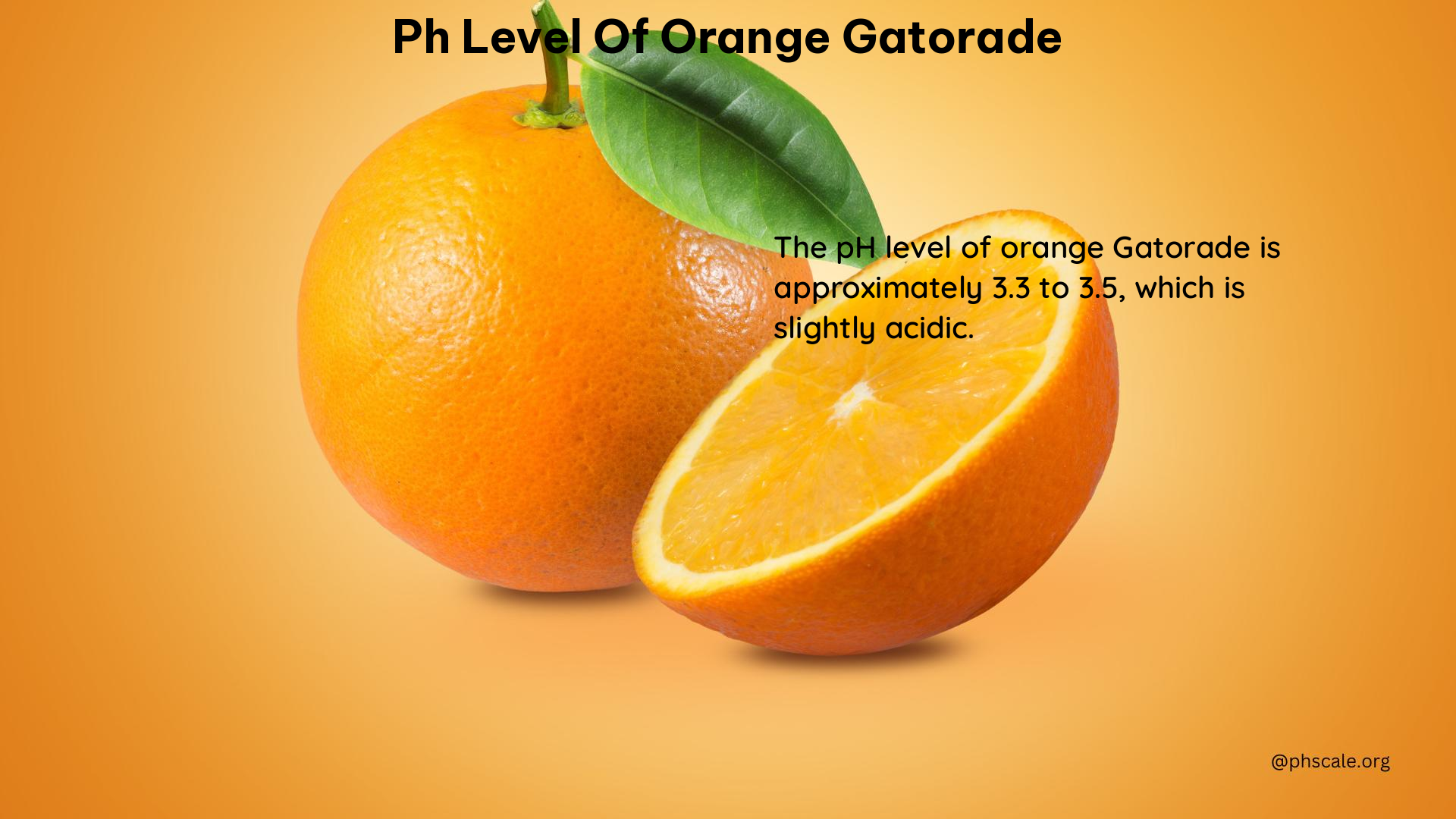 ph level of orange gatorade