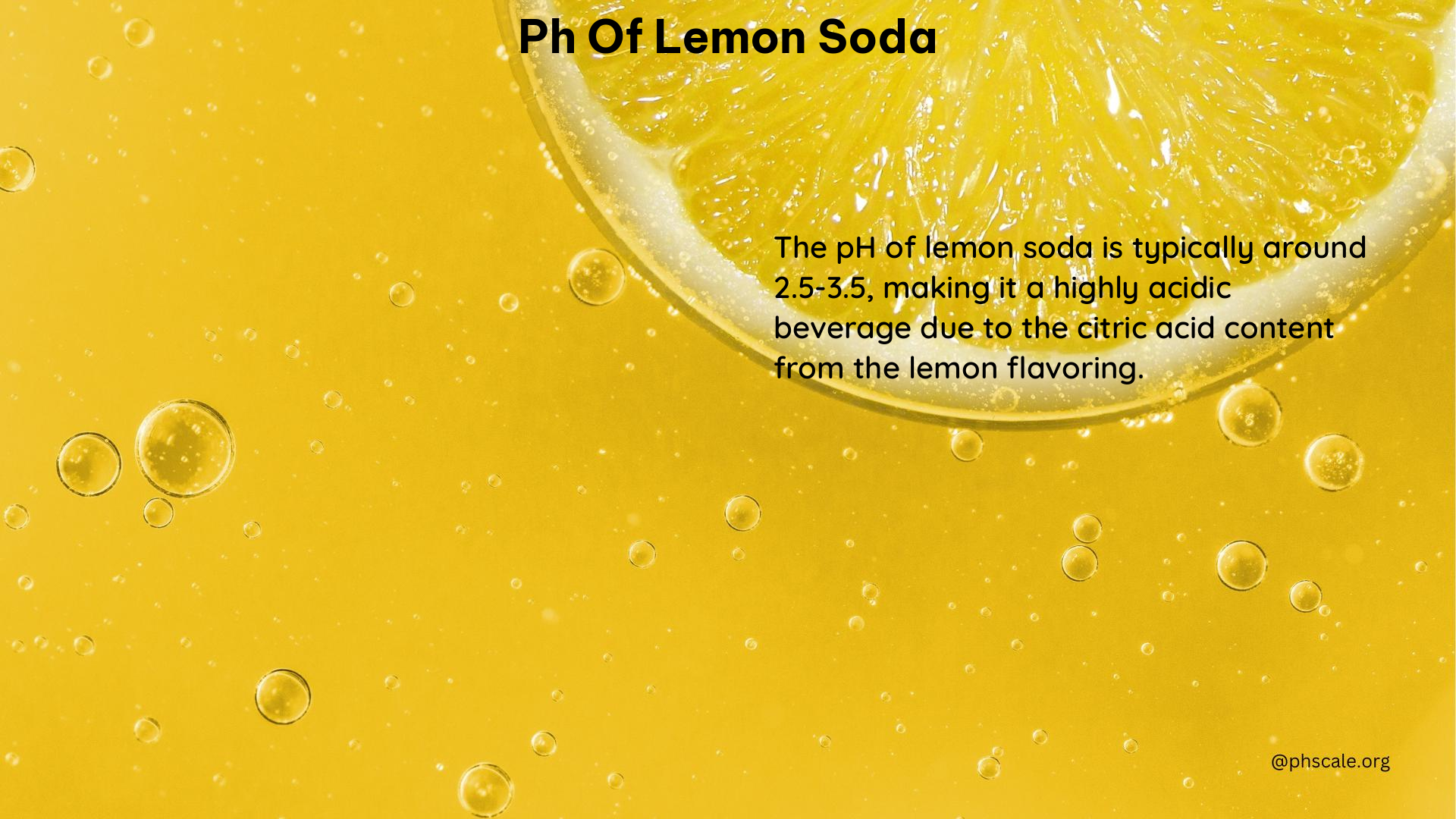 ph of lemon soda