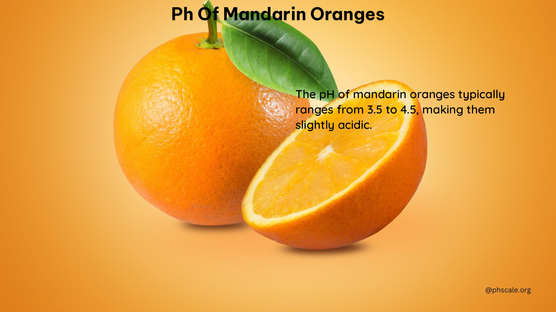 ph of mandarin oranges