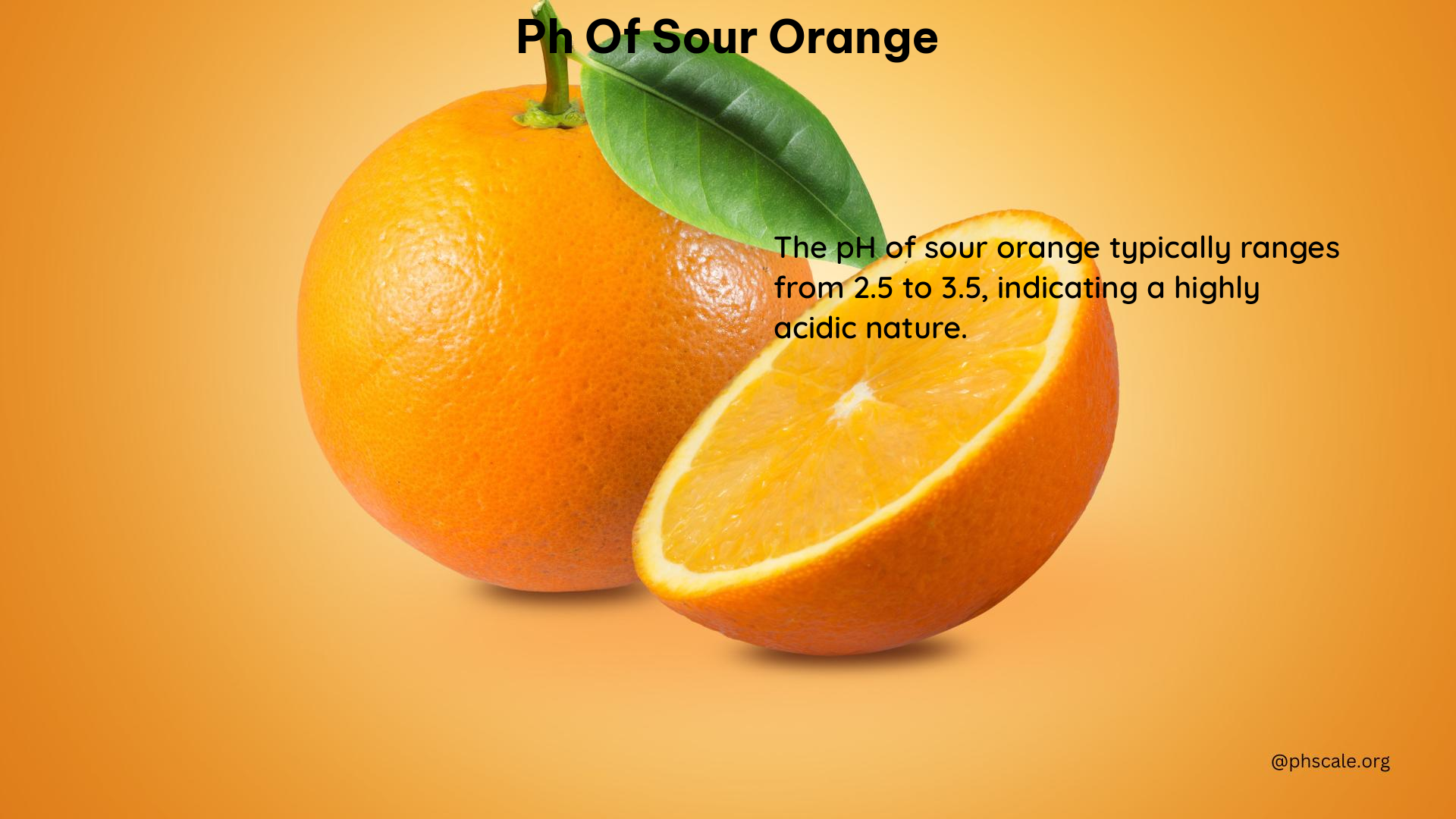 ph of sour orange