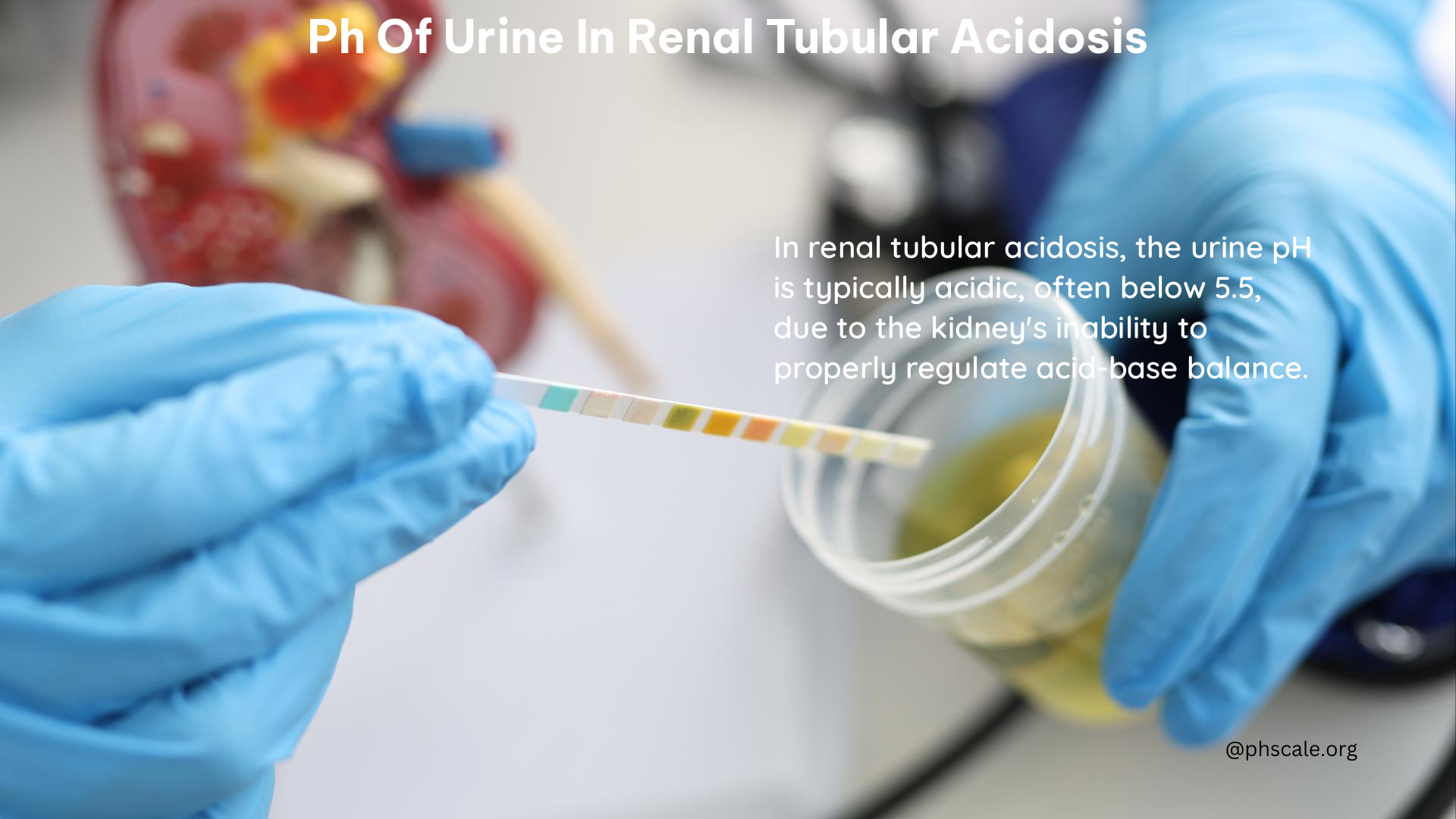 ph of urine in renal tubular acidosis