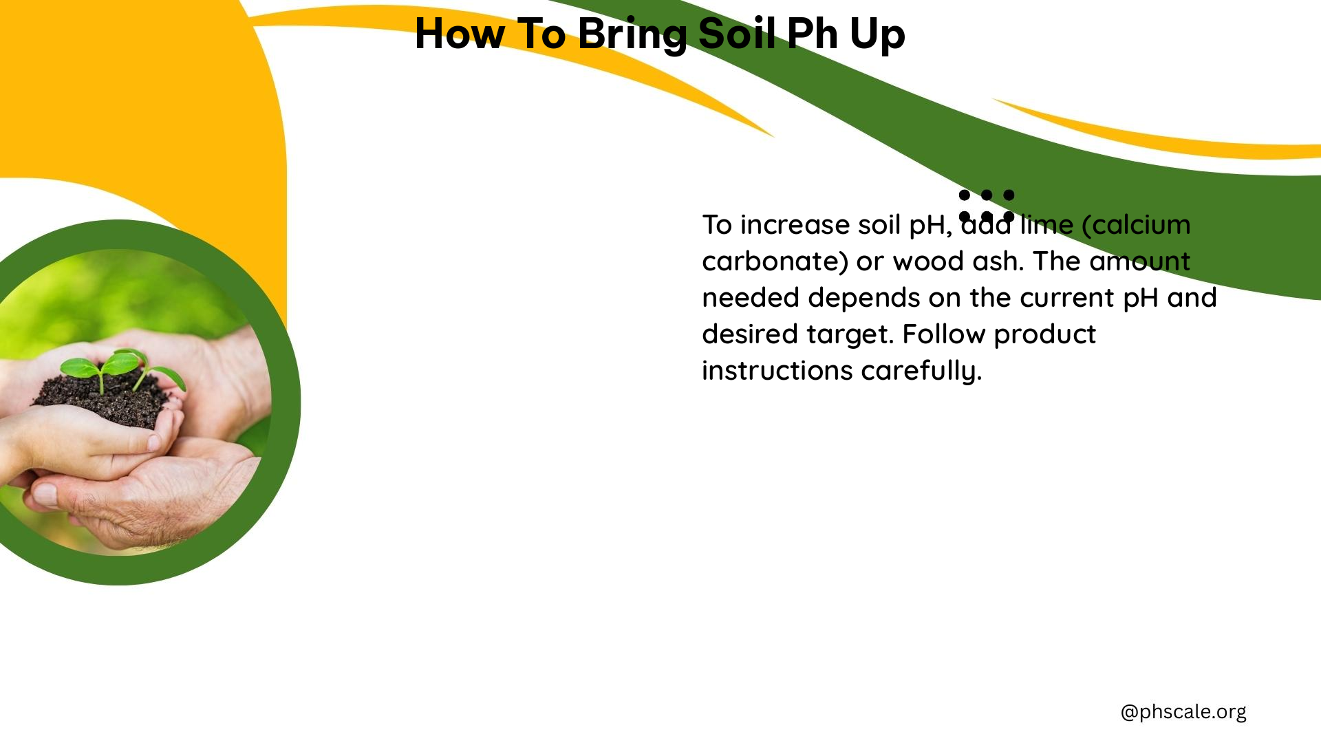 how to bring soil ph up