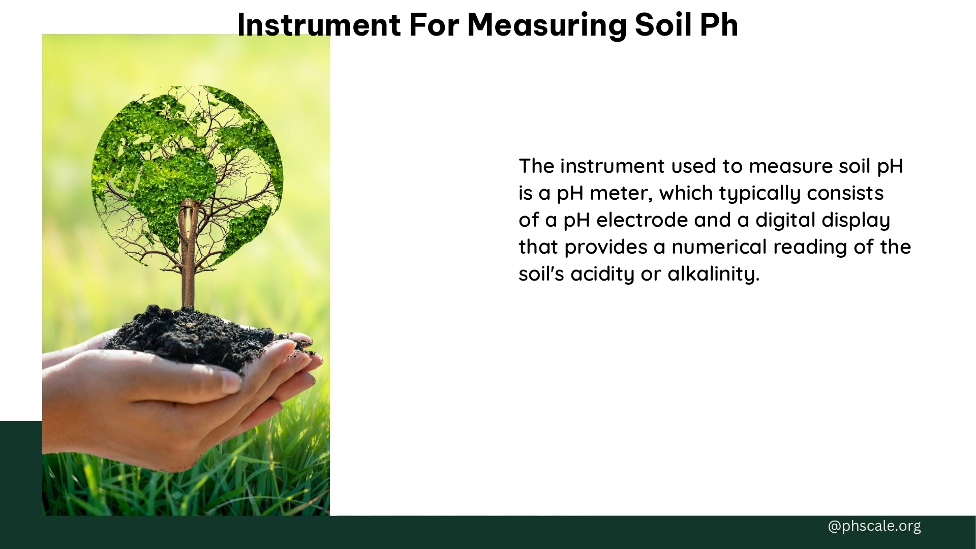 instrument for measuring soil ph