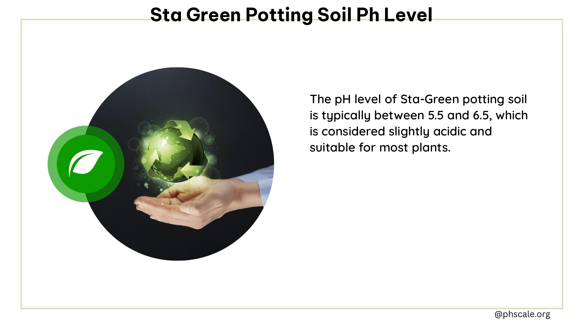 sta green potting soil ph level