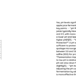 does ph levels affect the apple juice fermentation