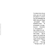 experiments to test ph levels of fruit juice