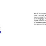 ph in orange juice science