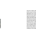 ph of saliva after lemon juice